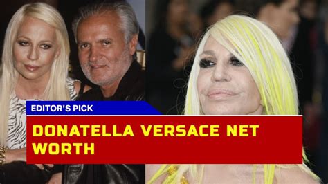 how much money is donatella versace worth